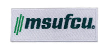 Load image into Gallery viewer, Michigan State Athletics MSUFCU Ad Patch Iron/Sew on