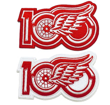 Load image into Gallery viewer, Detroit Red Wings 100th Anniversary Jersey Patch Home and a away jersey