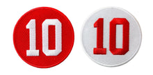 Load image into Gallery viewer, Detroit Red Wings Alex Delvecchio Memorial Patch #10 Home and a away jersery
