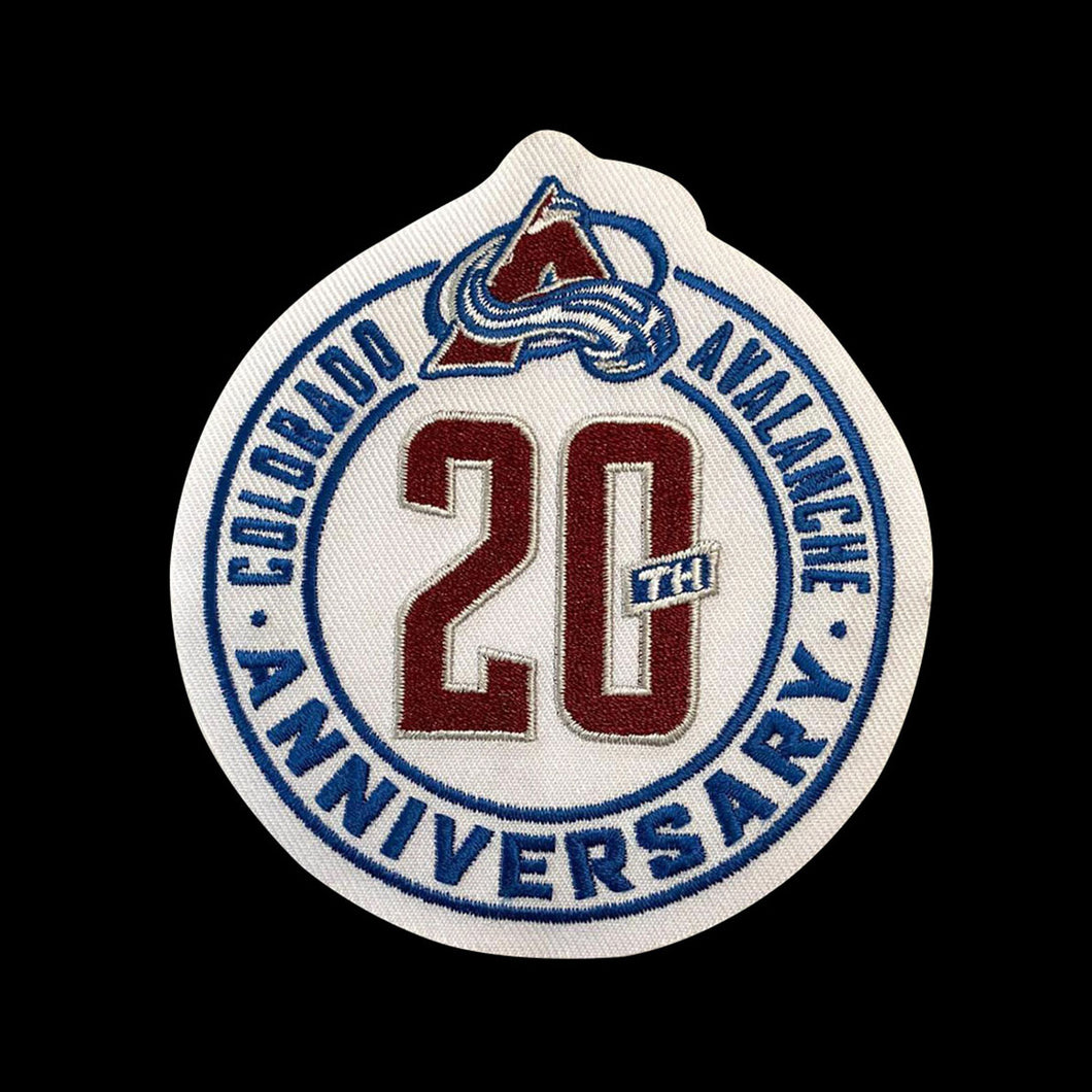 NHL Colorado Avalanche 20th Anniversary Jersey Patch