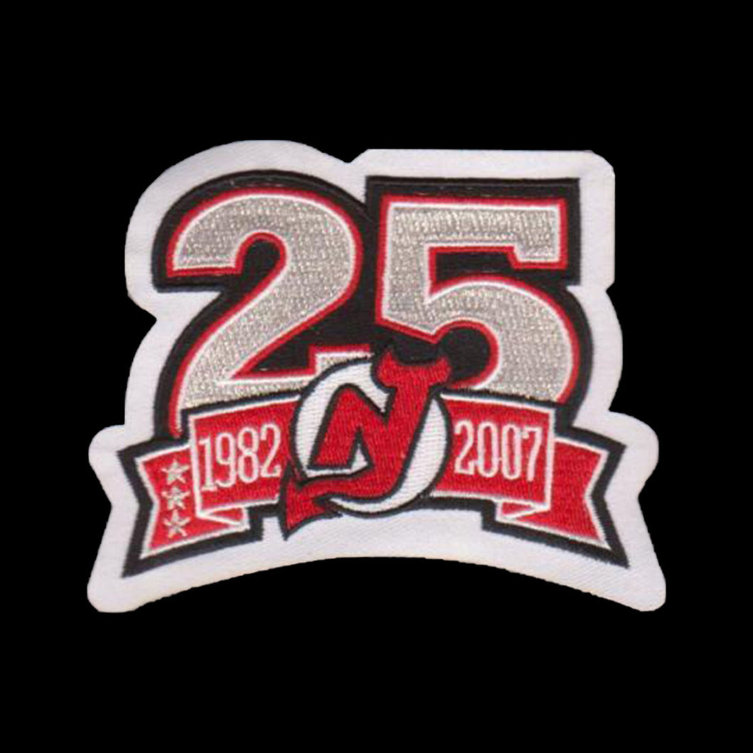 NHL New Jersey Devils 25th Anniversary Patch