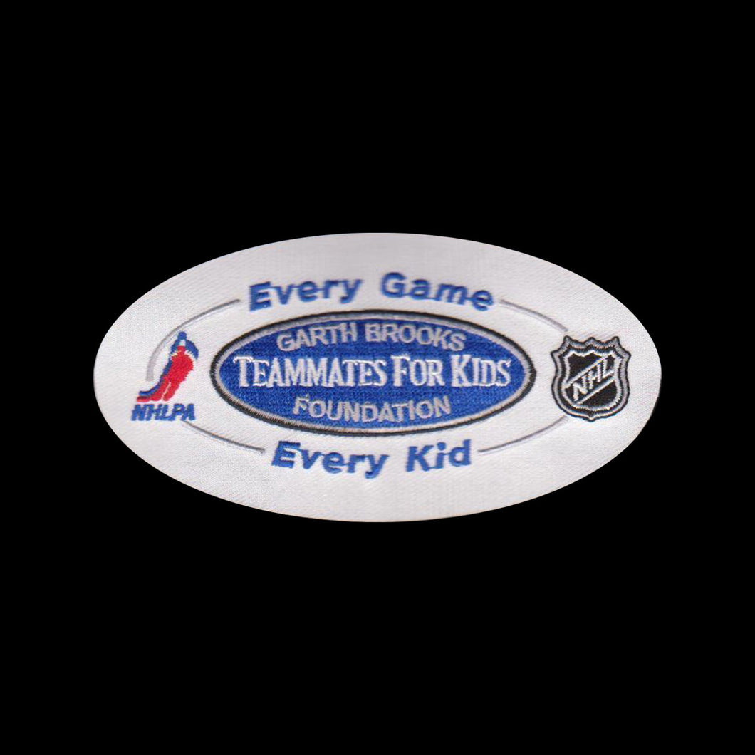 NHL Garth Brooks foundation every game every kid teammates for kids patch