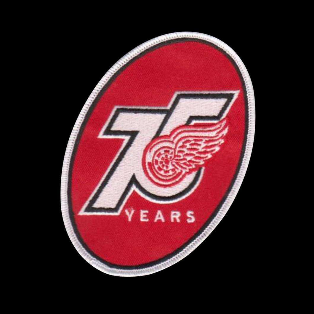 NHL Detroit Red Wings 75th Anniversary Patch