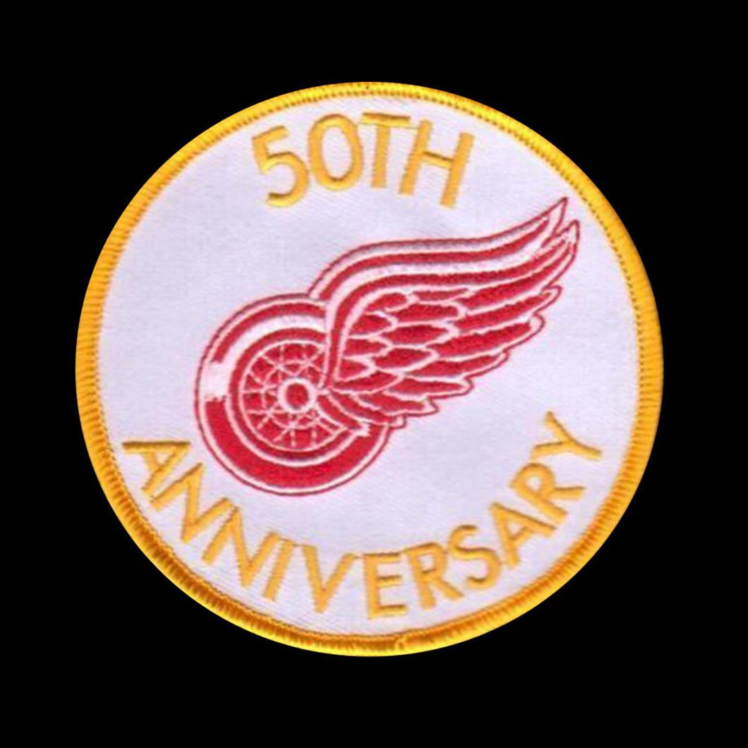 NHL Detroit Redwings 50th Anniversary Patch Very Rare