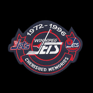 Winnipeg Jets Cherished Memories Jersey Patch 1972-1996 White Version