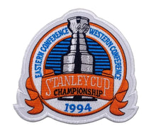 Load image into Gallery viewer, 1994 Stanley Cup Jersey Patch Vancouver Canucks New York Rangers
