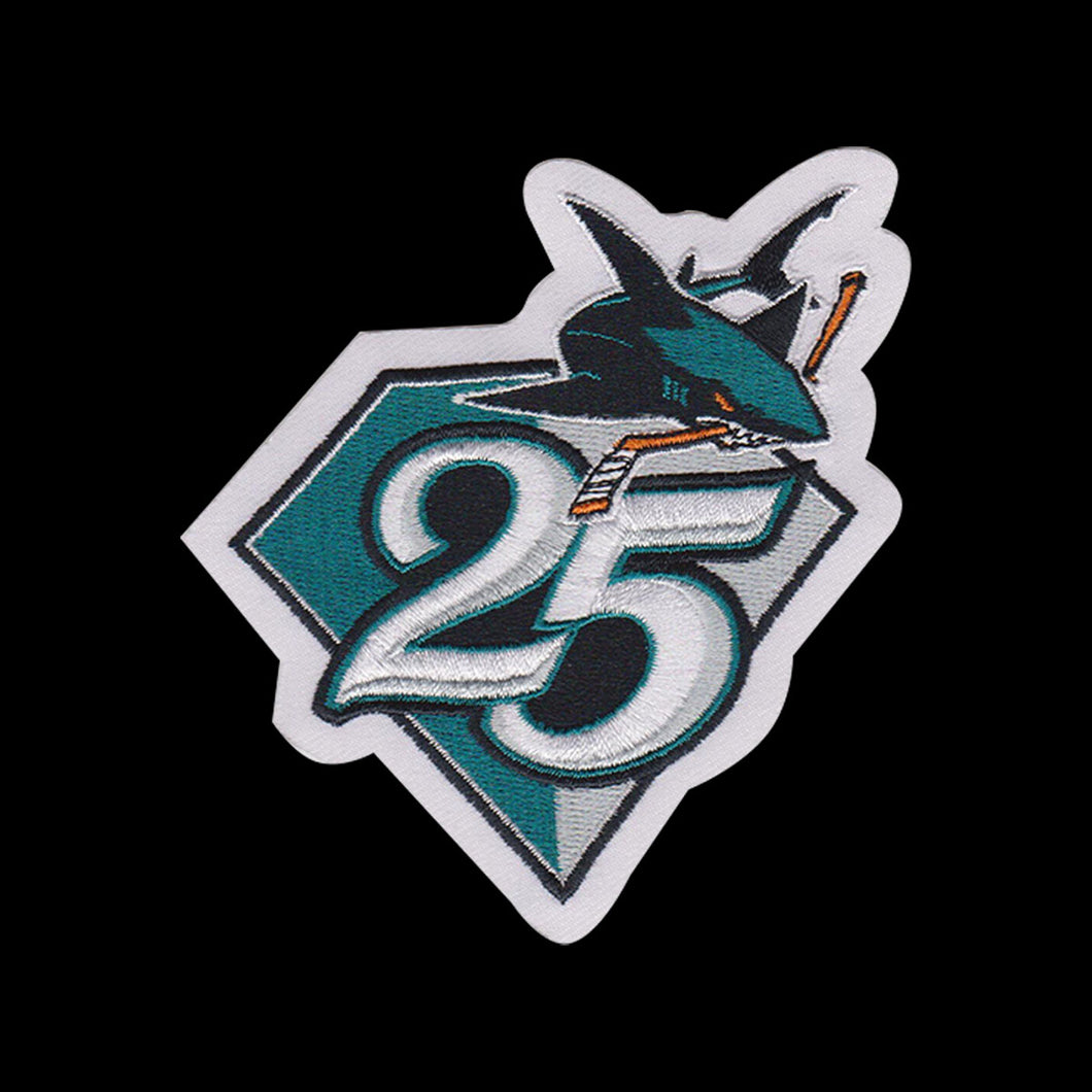 San Jose Sharks 25th Anniversary Jersey Patch