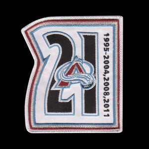 NHL Colorado Avalanche Peter Forsberg # 21 Retirement Jersey Patch