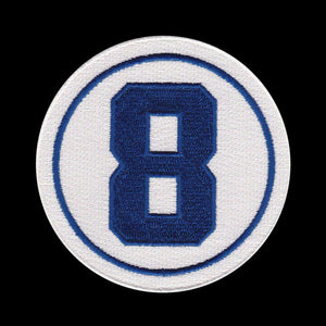 NHL Memorial Patch For St. Louis Blues Barclay Plager 8 Blue Version