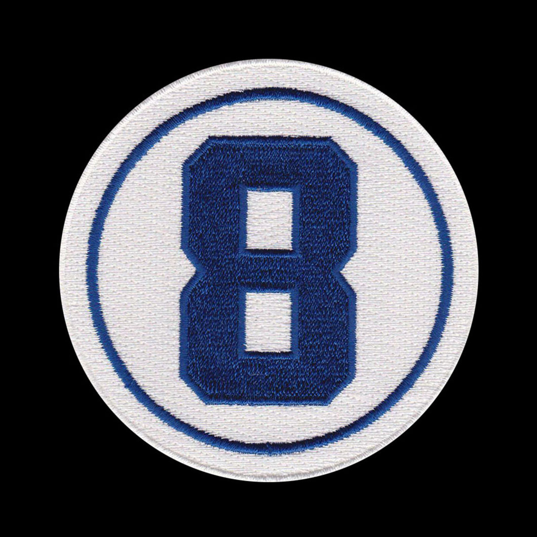 NHL Memorial Patch For St. Louis Blues Barclay Plager 8 Blue Version