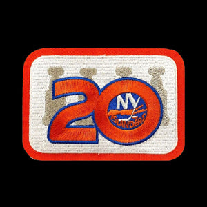 New York Islanders 20th Anniversary Jersey Patch Road Jersey