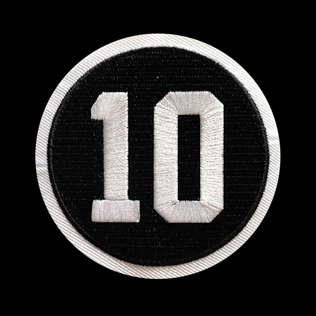 Guy LaFleur Memorial Patch Montreal Canadians #10 Patch Hockey Jersey Patch