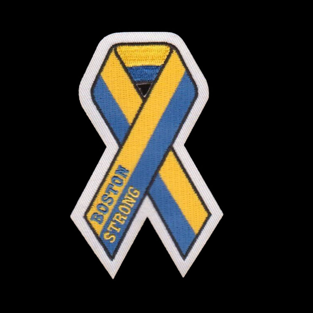 Boston Bruins Boston Strong Memorial Ribbon Patch Boston Marathon Tragedy Patch