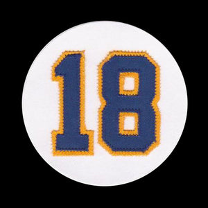 NHL Buffalo Sabres Danny Gares Retirement Patch Number 18