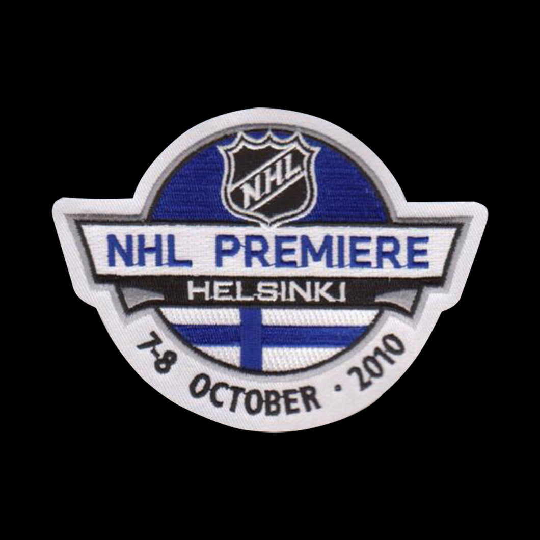 NHL Premiere Helsinki Patch Minnesota Wild Vs Carolina Hurricanes