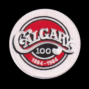 NHL Calgary Flames 100th Anniversary Patch City Of Calgary