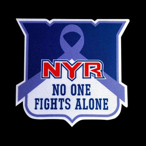 NHL New York Rangers No One Fights Alone Patch