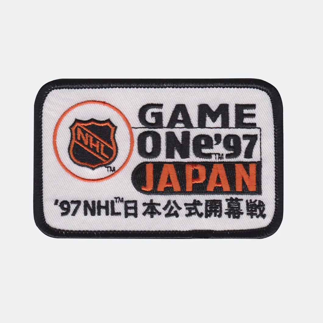 NHL Game One Patch In Japan 1997 Vancouver Canucks Vs. Mighty Ducks Of Anaheim