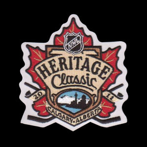 2011 NHL Heritage Classic Calgary Flames Montreal Canadiens Jersey Patch