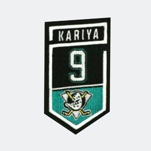 Paul Kariya Retirement Jersey Patch Anaheim Ducks