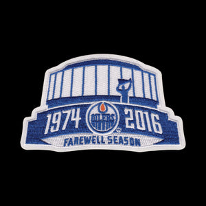 Edmonton Oilers Farewell Season Patch 2016/17 Rexall Place