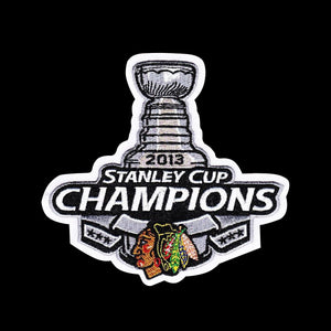 2013 NHL Stanely Cup Champions Patch Chicago Blackhawks Jersey