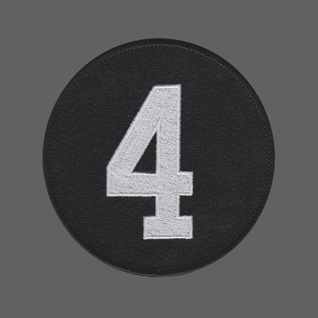 Memorial Patch For Jean Beliveau Montreal Canadiens Jersey Patch Black Version