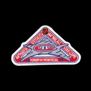 NHL 1993 All Star Game Jersey Patch Montreal Canadiens