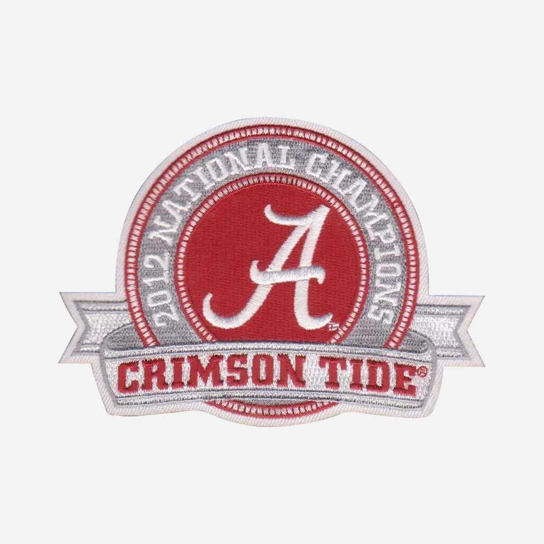 Alabama Crimson Tide 2012 Champion Ship Jersey Patch