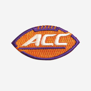 Clemson Tigers ACC Patch NCAA College Football Basketball Jersey Iron On