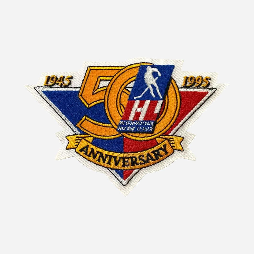 IHL 50th Anniversary Jersey Patch 1945-1995