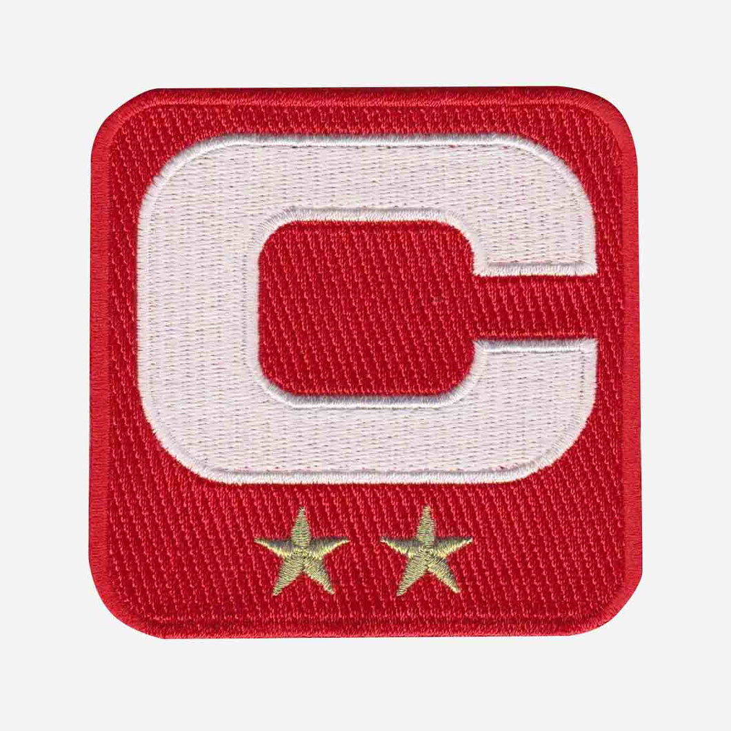 Kansas City Chiefs Quarterback Patrick Mahomes Captain C Patch 2 Stars