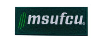 Load image into Gallery viewer, Michigan State Athletics MSUFCU Ad Patch Iron/Sew on
