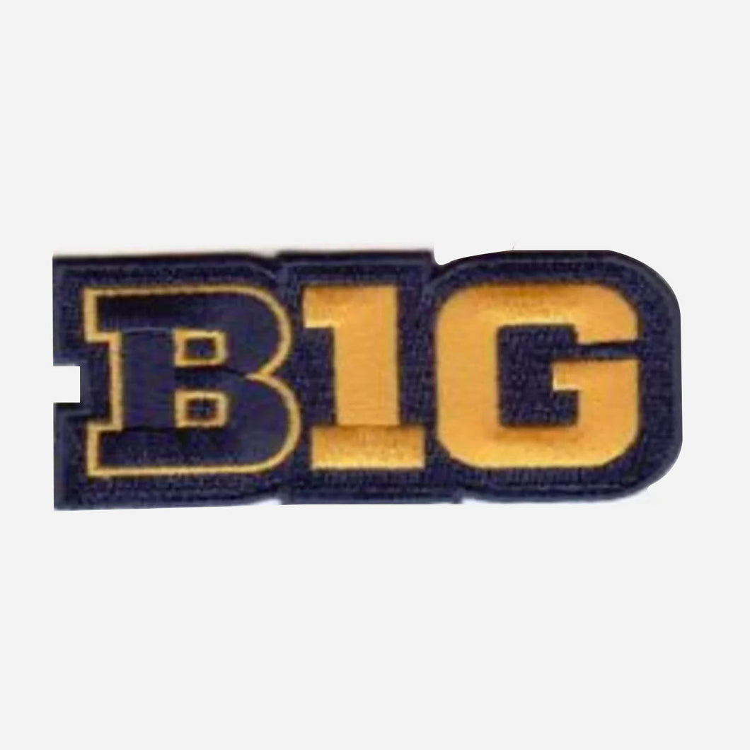 Michigan Big Ten Patch Navy Jersey NCAA College Football Basketball 2016/17