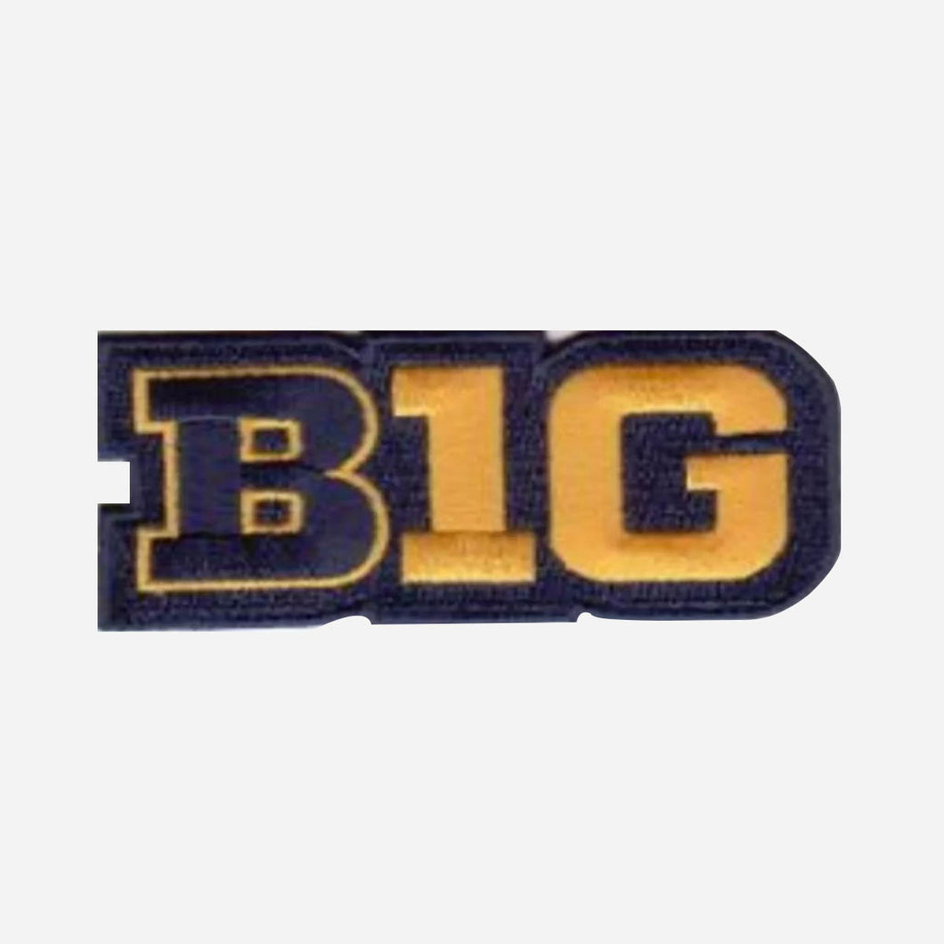 Michigan Big Ten Patch Navy Jersey Ncaa College Football Basketball 2016/17