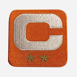 NFL Captain C Patch Cincinnati Bengals Joe Burrow 2 Stars Orange Alternate