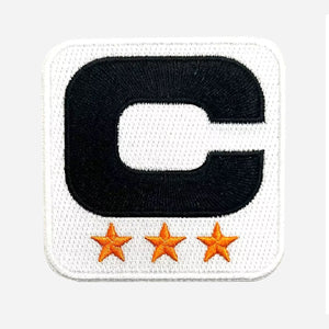 NFL Captain C Patch Cincinnati Bengals Joe Burrow 3 Stars Orange Alternate 2023