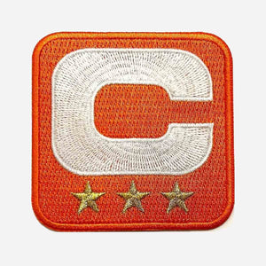 NFL Captain C Patch Cincinnati Bengals Joe Burrow 3 Stars Orange Alternate