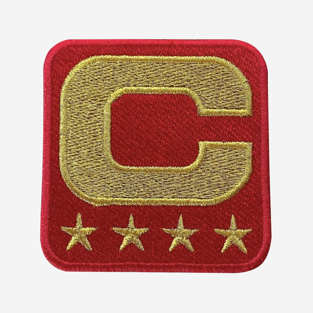 NFL Captain C Patch Four-star Gold Tampa Bay Buccaneers Tom Brady