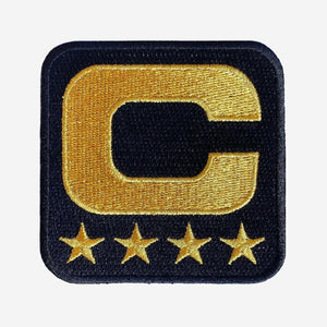 NFL Captain C Patch Tom Brady Four-star Gold Tampa Bay Buccaneers