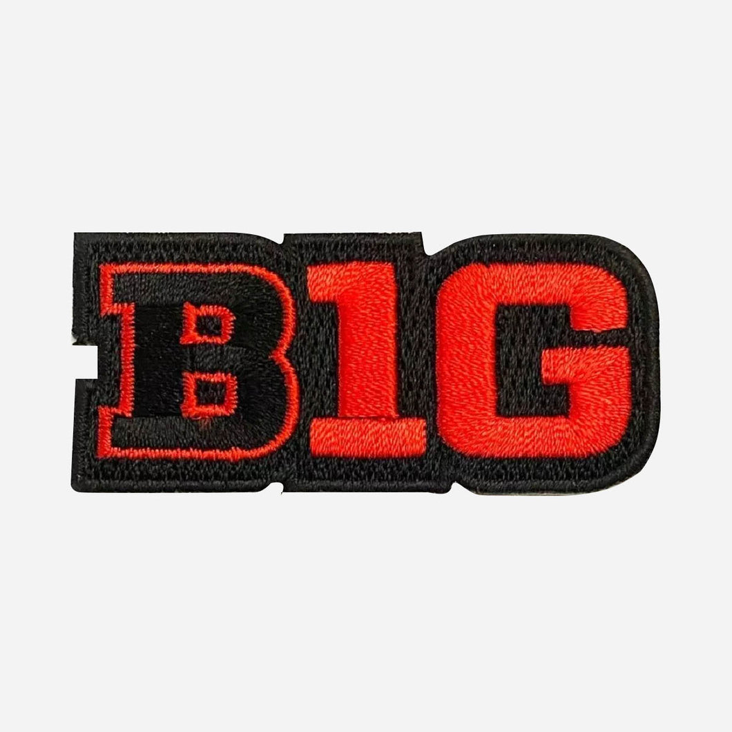 Nebraska Big Ten Logo Jersey Patch Ncaa College Football Basketball