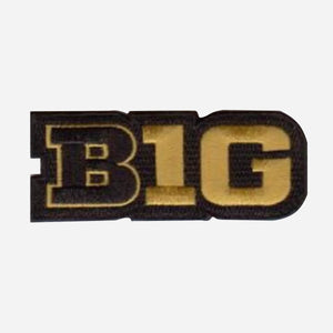 Purdue Big Ten Patch Black Jersey NCAA College Football Basketball