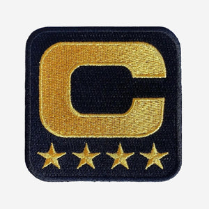 San Francisco 49ers George Kittle Captain C patch 4 Gold Stars