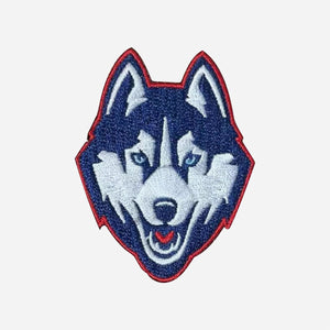 UCONN HUSKIES Logo Jersey Patch 2.5" Tall Iron/Sew on Patch