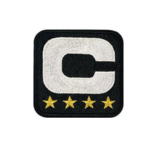 Load image into Gallery viewer, Jackson Ville Jaguars Captain Patch Iron/Sew on Black and gold
