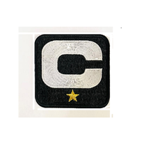 Load image into Gallery viewer, Black and gold  Captain C Patch 2.5&quot; x 2.5&quot; Iron/Sew on Eagles Raiders
