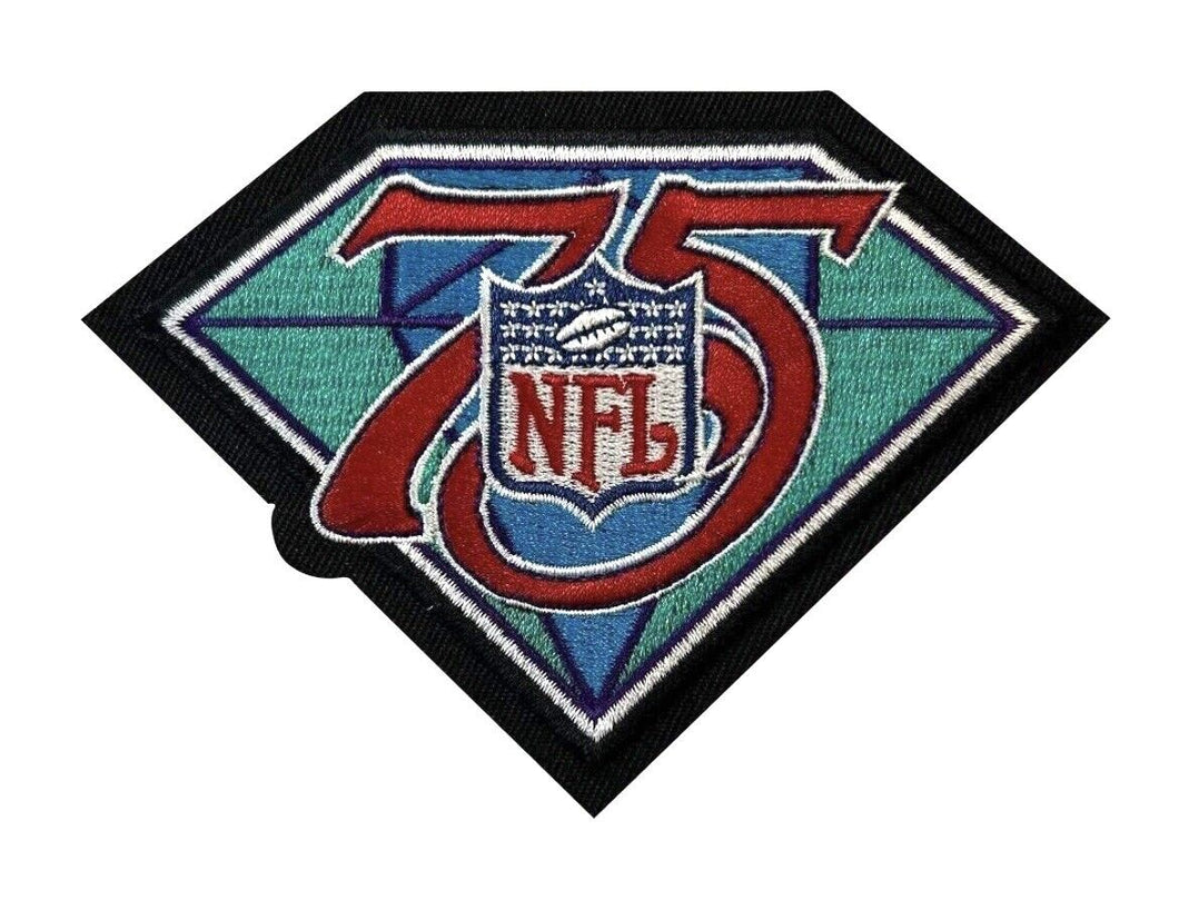 NFL 75th Anniversary Football Jersey Patch 1994 iron/sew on