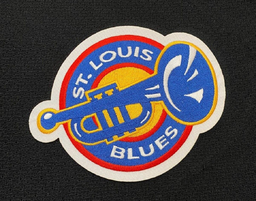 NHL St. Louis Blues Jersey Trumpet Team Logo Shoulder Jersey Patch