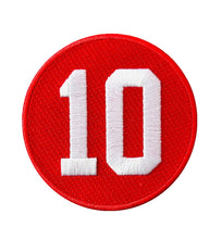 Load image into Gallery viewer, Detroit Red Wings Alex Delvecchio Memorial Patch #10 home jersey patch
