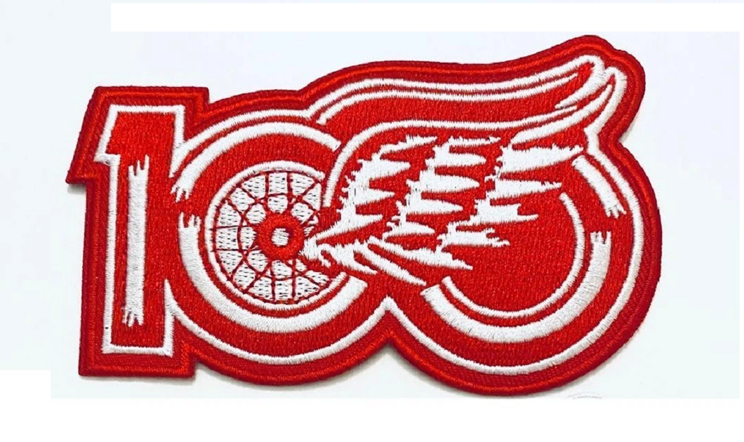 Detroit Red Wings 100th Anniversary Jersey Patch